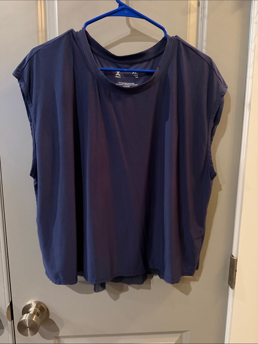 Xersion Navy Sleeveless Performance Tank